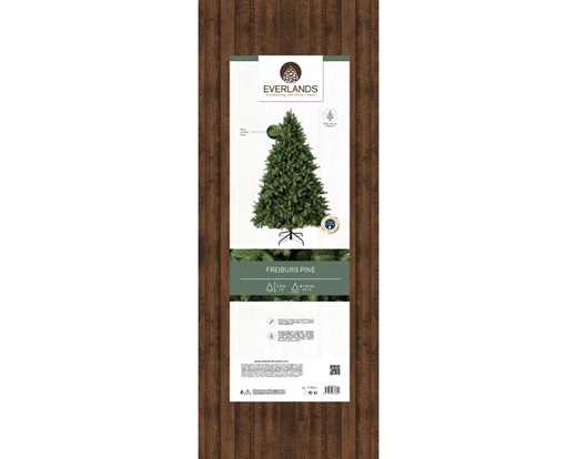 ALBERO DI NATALE FREIBURG PINE VERDE CM Ø127 H180 1580 RAMI