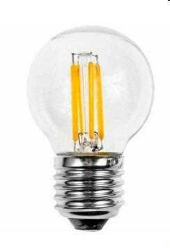 LAMPADINA FILLED SFERA 4 W - E27.2700K DIFFUSORE IN PVC