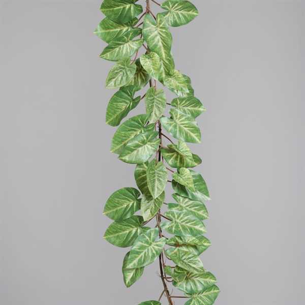 GHIRLANDA CALADIUM CM.180H VERDE/GIALLO