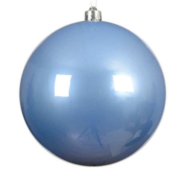 SFERA SHINY NATALE PLASTICA DIA20CM SKY BLUE