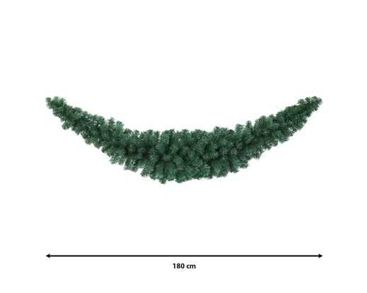 GHIRLANDA NATALE IMPERIAL VERDE CM Ø14 H180