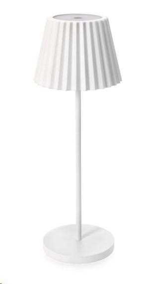 LAMPADA DA TAVOLO LED L.CALDA ARTIKA BIANCO CM D.12,5X36H.