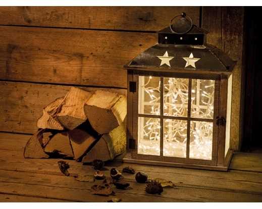 GHIRLANDA LUCE CALDA 1512LED MT13,5 FILO TRASPARE. 8FUNZIONI