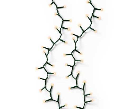 CATENA LUCE C.CLASSICO 750LED MT.16 FILO VERDE IP44 8FUNZ.