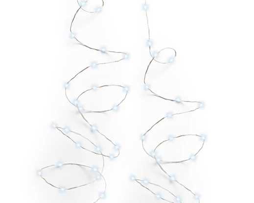 CATENA LUCE FREDDA 240MICROLED MT.12 FILO METAL. IP44 8FUNZ.