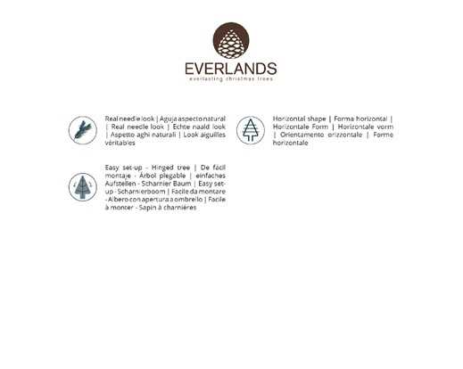 ALBERO DI NATALE FREIBURG PINE VERDE CM Ø112 H150