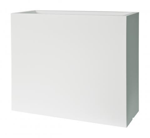 VASO CASSETTA DA ESTERNO KUBE HIGH BIANCO CM.100x40xH70