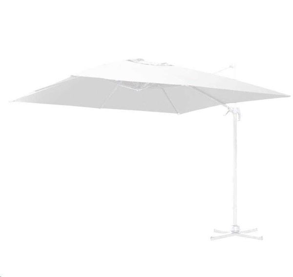 OMBRELLONE MONTANA 3X3 H.2,65M BIANCO PALO LATERALE