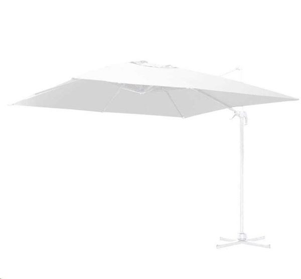 OMBRELLONE MONTANA 3X4 H.2,80M BIANCO PALO LATERALE