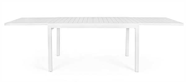 TAVOLO ALLUNGABILE PELAGIUS BIANCO CM.135/270X90X75H