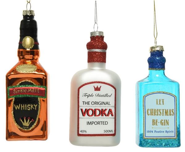 PENDENTE BOTTIGLIA VETROCM.5X12H 3 MODELLI ASSORTITI