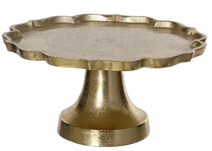 ALZATA ALLUMINIO CM.D30X14H ORO