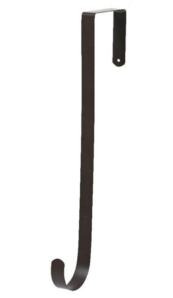 PORTA GHIRLANDA METALLO CM.11X28H MARRONE