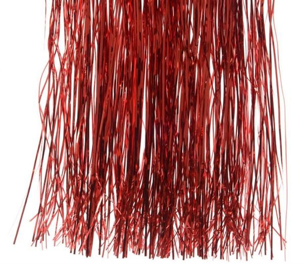 TINSEL CM.50X40H CHRISTMAS RED