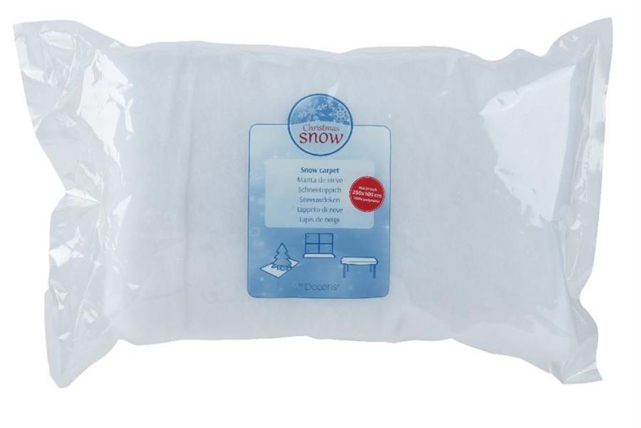 TAPPETO DI NEVE POLIESTERE CM.250X100 WHITE