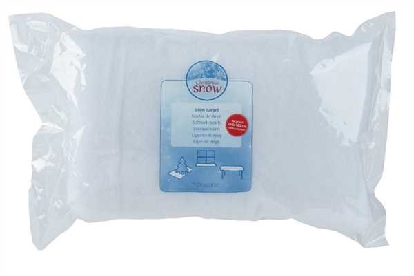 TAPPETO DI NEVE POLIESTERE CM.250X100 WHITE