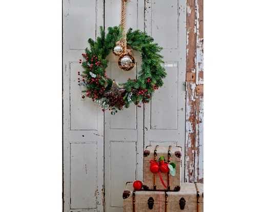 SFERA VETRO 30 MICROLED L.CALDO CLASSICO CM.D14 JUTA 1MT BAT