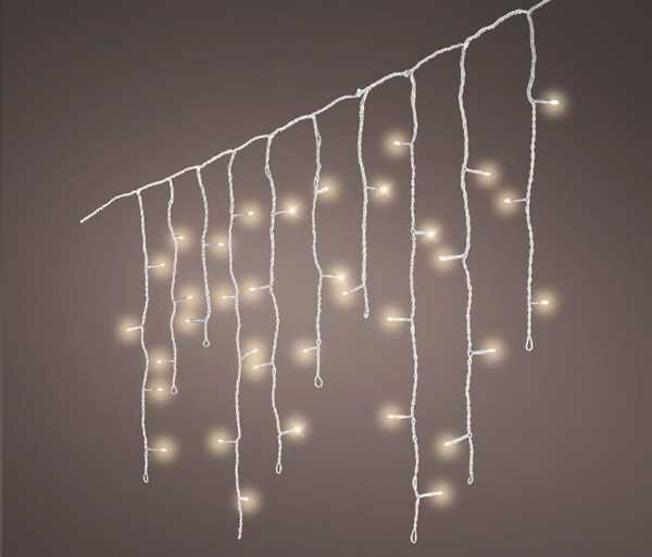 TENDA LUMINOSA BATTERIA 348LED L.CALDA MT14XH75CM. F.TRASP.