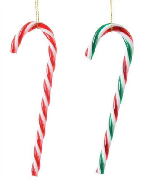 CANDY STICK PLASTICA RIGHE BIANCO ROSSO VERDE CM.4X12,5H