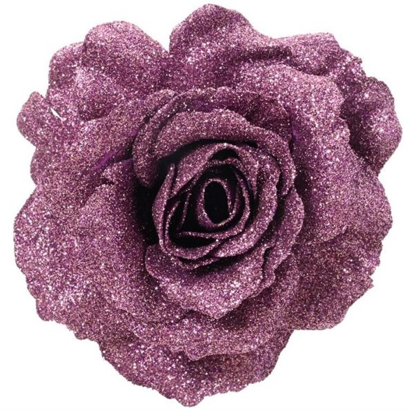 ROSA CLIP GLITTER CM.D12 PURPLE