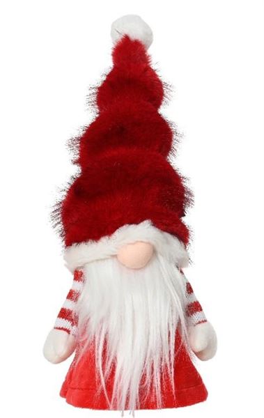 TOPPER PER ALBERO GNOMO CM.13X12X30H RED