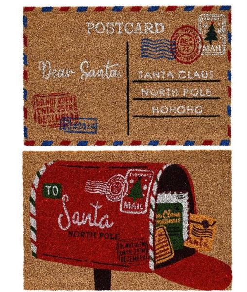 ZERBINO MAILBOX OUTDOOR CM.60X40 NATURAL 2 MOD. ASS.