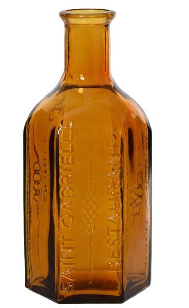 VASO VETRO RICICLATO CM.9X20,5H BROWN