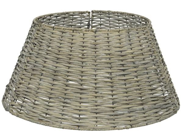 COPRIBASE ALBERO NATALE CM Ø70 H28 GRIGIO IN KIT 3 PARTI