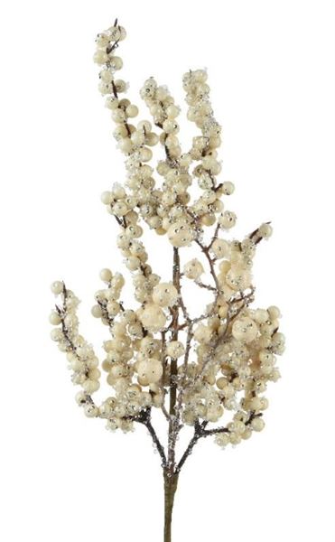RAMO BACCHE SUGAR GLITTER CM.25X60H CREAM
