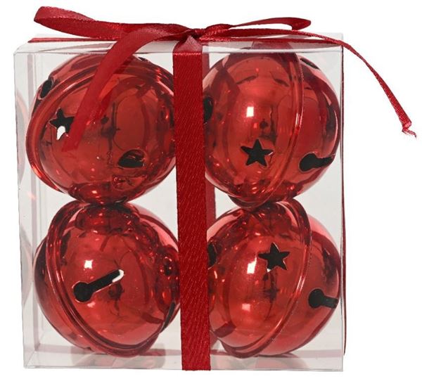 CAMPANELLE IN FERRO CM.Ø11X5,5H RED