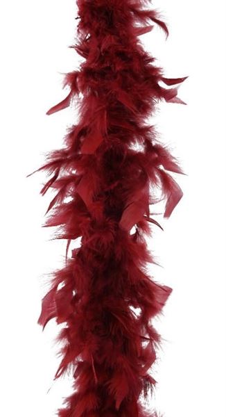 BOA DI PIUME CM.10X184H OXBLOOD