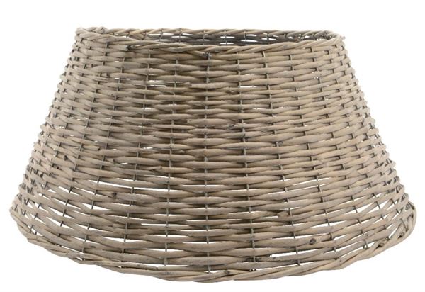 COPRIBASE ALBERO NATALE CM Ø57 H28 SALICE GRIGIO CHIARO