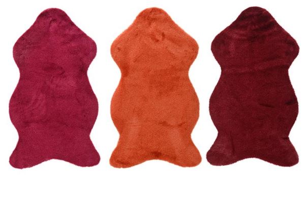 TAPPETINO TEDDY ARANCIO CM.90X50X1H