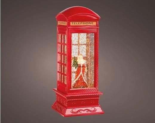 CABINA TELEFONICA BABBO LED MOVIM. ACQUA CM.11x11x27H BATT.