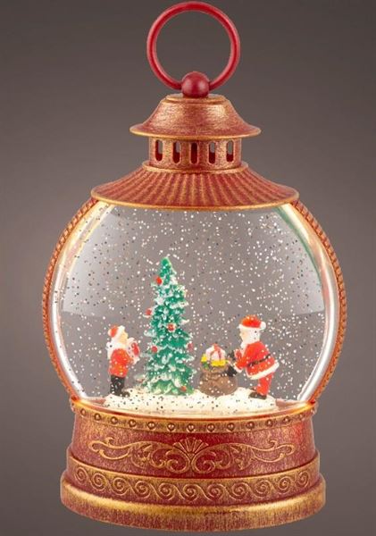 SFERA LED ACQUA E MOVIMENTO CM.8X15X25,5H BATTERIA