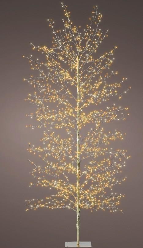 ALBERO METALLO MICROLED L.CALDO CLASS. CM.D80X180H C/TRASF.