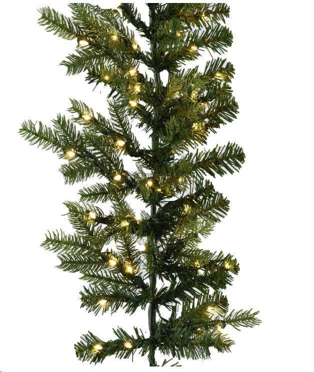 GHIRLANDA NATALE GRANDIS VERDE 350LED LUCE CALDA CM Ø30 H270