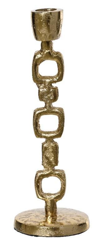 PORTACANDELA ALLUMINIO CM.D8X24H ORO