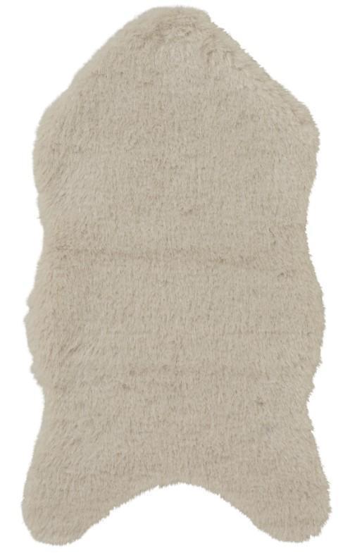 TAPPETO IN PELLICCIA SINTETICA CM.90X50 WHITE