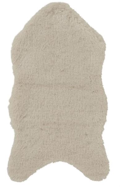 TAPPETO IN PELLICCIA SINTETICA CM.90X50 WHITE