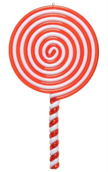 LECCA LECCA PLASTICA CM.11,5X20H RED/WHITE