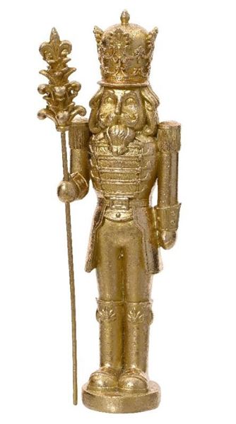 SCHIACCIANOCI POLIRESINA CM.9,5X12X40H GOLD