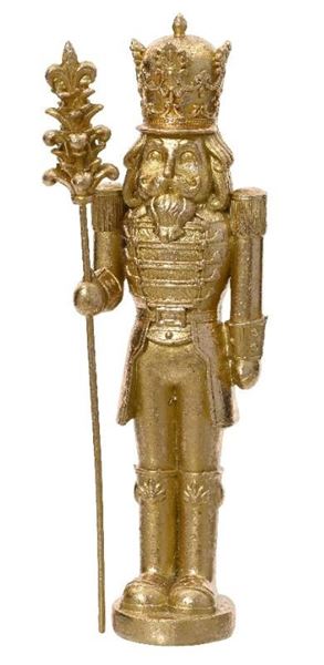 SCHIACCIANOCI POLIRESINA CM.6,5X7,5X26H GOLD