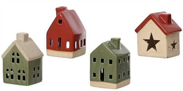 CASA PORCELLANA CM.6,5X7,5X11 4 MODELLI ASSORTITI