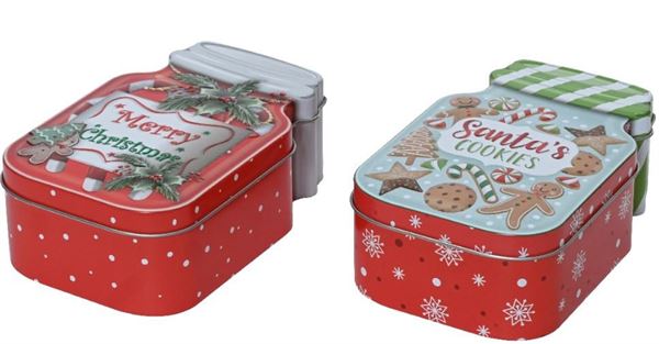 SCATOLA TIN TIN CM.15X10X5H 2 MODELLI ASSORTITI