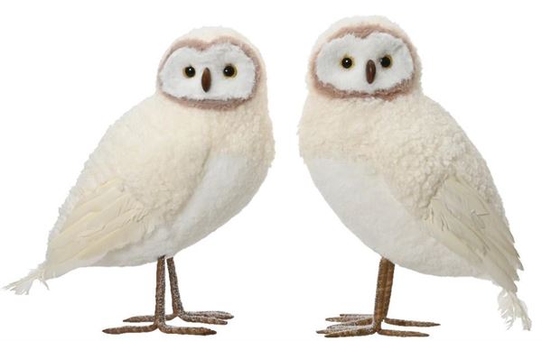 GUFO GLITTER CM.11X14X21H CREAM