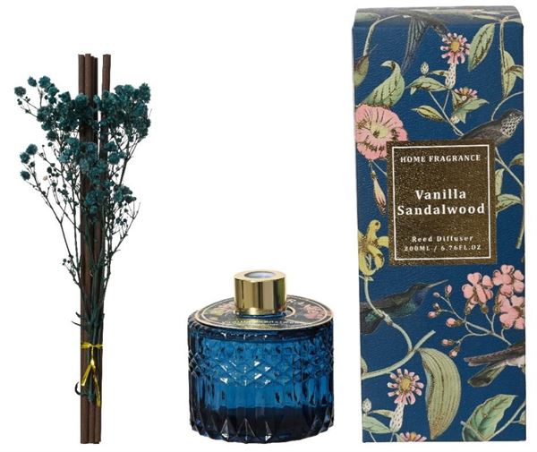 DIFFUSORE BASTONCINI FIORI STABIL. 200ML VANILLA SANDALWOOD