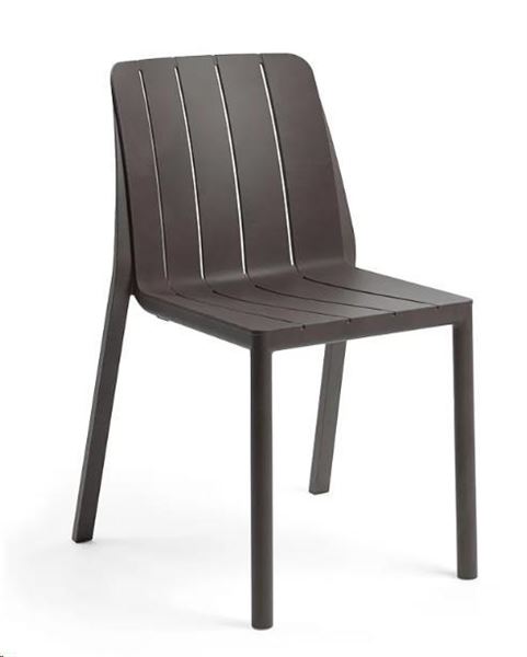 SEDIA TIBERINA BISTROT CM.50X56X46/81H TERRA