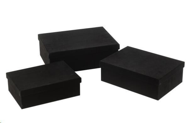 SCATOLA RET. VELLUTO CM.36X26XH.12