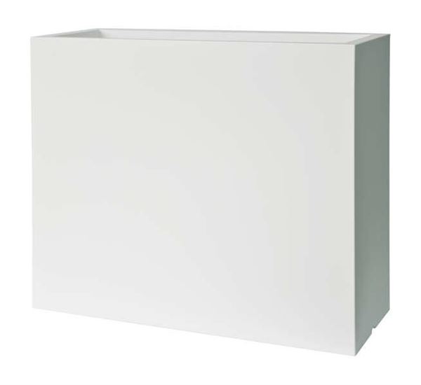 VASO CASSETTA DA ESTERNO KUBE HIGH BIANCO CM.80X30XH70